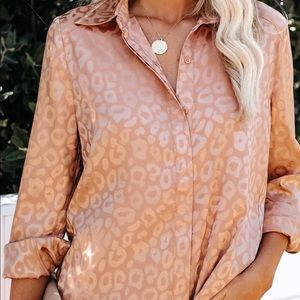 VICI COLLECTION PRINT BUTTON UP